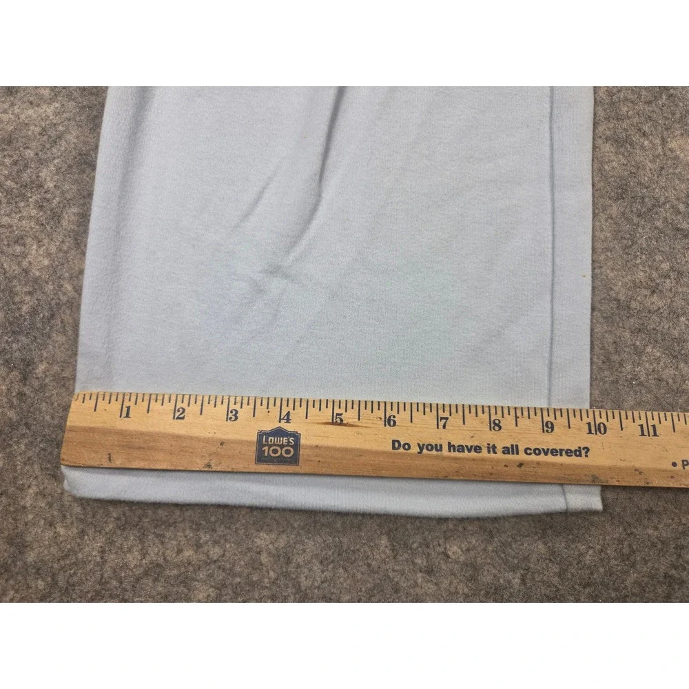 Nike Womens Light Blue Straight Leg Sweatpants Drawstring Size L Large